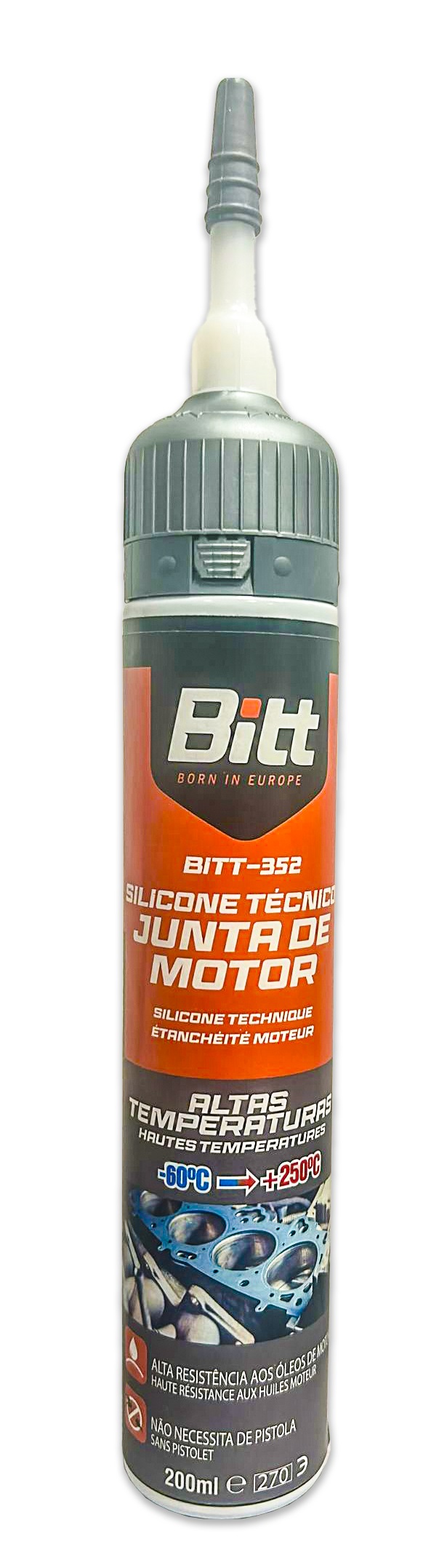 BITT - SILICONE RTV CINZA 200ML