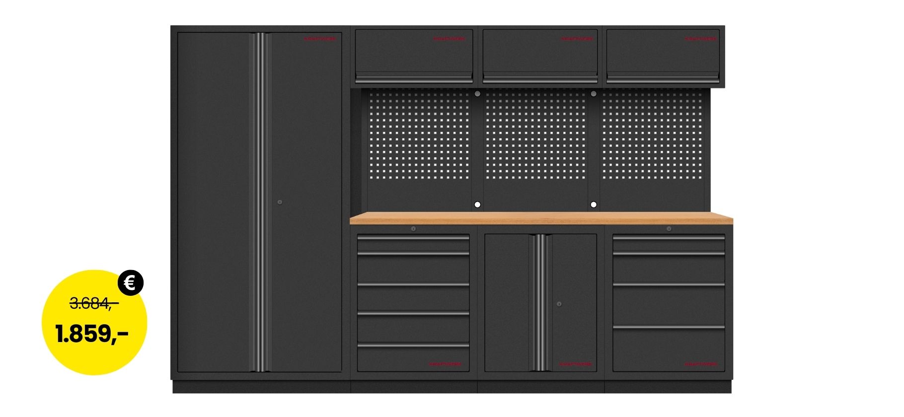 MOBILIARIO DE OFICINA MODULAR MULTIPLEX, 4 ELEMENTOS MOBILIO